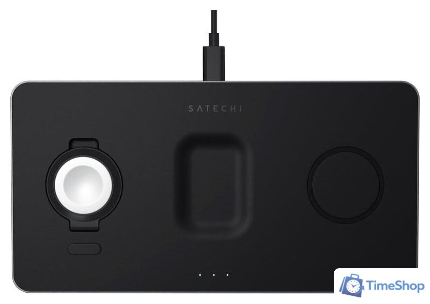 Беспроводное зарядное Satechi Trio Wireless Charging Pad - Изображение №1 — Интернет-магазин Time-Shop