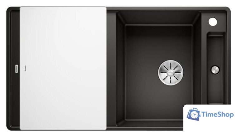 Кухонная мойка Blanco Axia III 5 S-F 525846 (черный, стеклянная доска) - Изображение №1 — Интернет-магазин Time-Shop