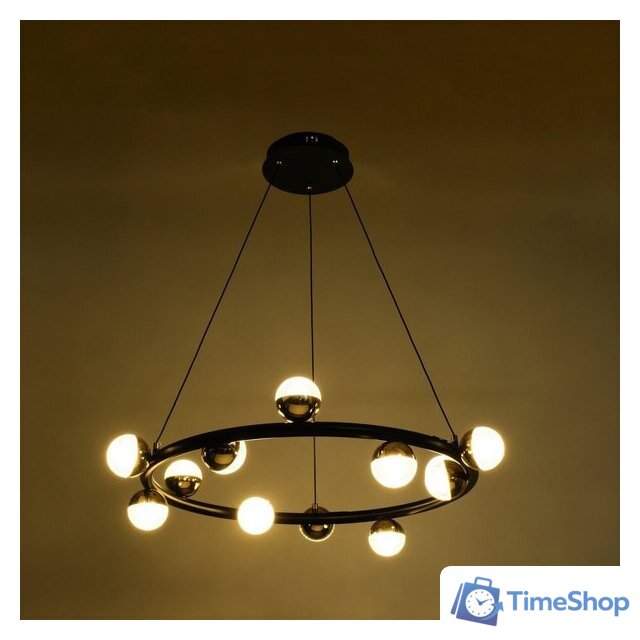 Подвесная люстра BayerLux Рикардо 10385951 (черный/золото) - Изображение №3 — Интернет-магазин Time-Shop