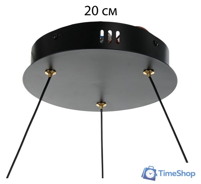 Подвесная люстра BayerLux Рикардо 10385951 (черный/золото) - Изображение №12 — Интернет-магазин Time-Shop