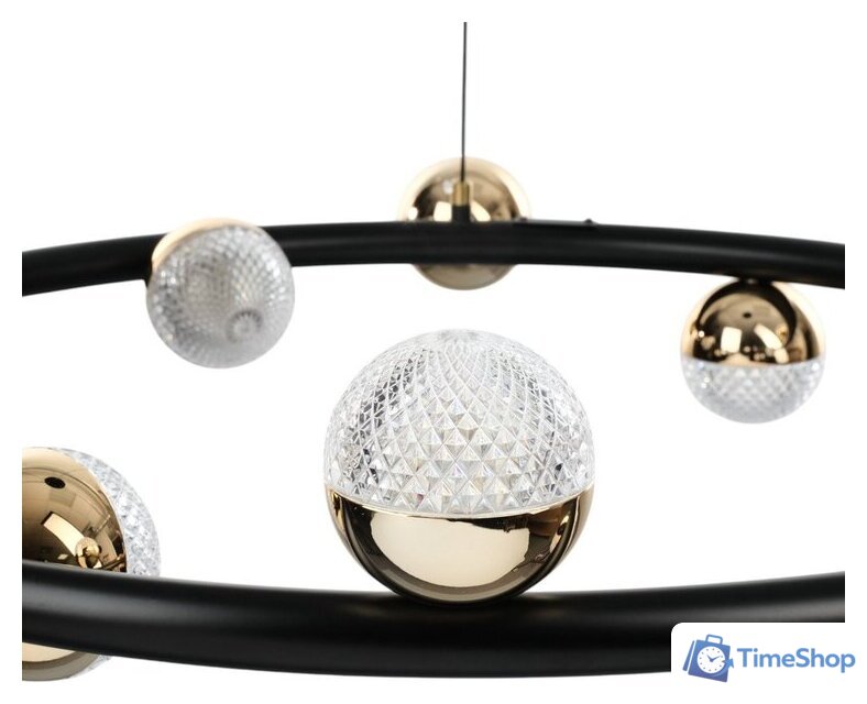 Подвесная люстра BayerLux Рикардо 10385951 (черный/золото) - Изображение №7 — Интернет-магазин Time-Shop