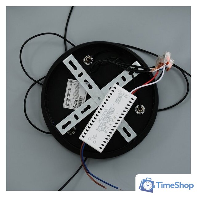 Подвесная люстра BayerLux Рикардо 10385951 (черный/золото) - Изображение №9 — Интернет-магазин Time-Shop