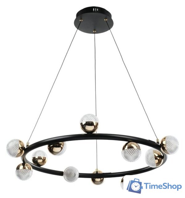 Подвесная люстра BayerLux Рикардо 10385951 (черный/золото) - Изображение №5 — Интернет-магазин Time-Shop