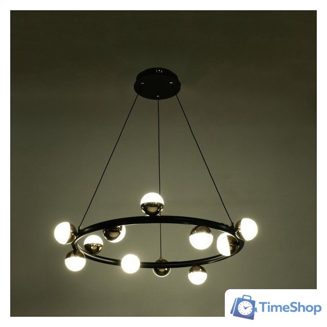 Подвесная люстра BayerLux Рикардо 10385951 (черный/золото) - Изображение №2 — Интернет-магазин Time-Shop