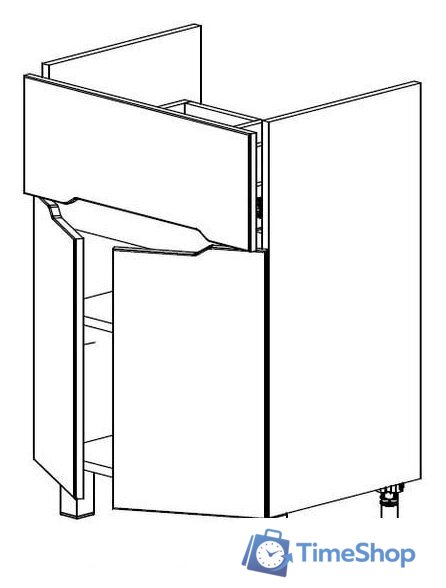 СанитаМебель Тумба с умывальником Сизаль 64.600 + Фостер 60 - Изображение №3 — Интернет-магазин Time-Shop