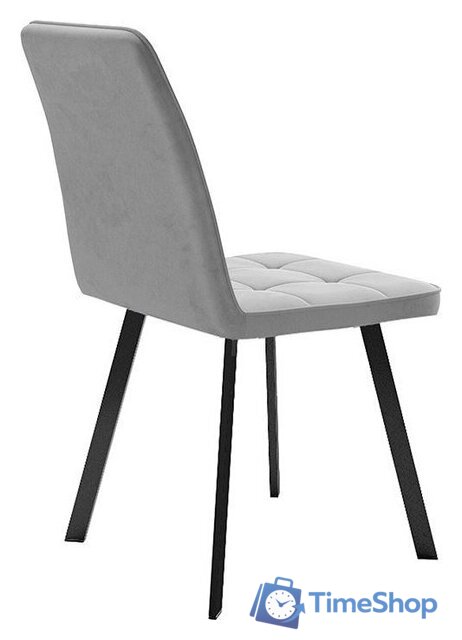 Стул Трия Рони (черный муар/микровелюр Brendy Grey) - Изображение №3 — Интернет-магазин Time-Shop