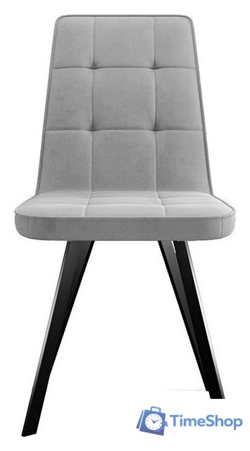 Стул Трия Рони (черный муар/микровелюр Brendy Grey) - Изображение №2 — Интернет-магазин Time-Shop