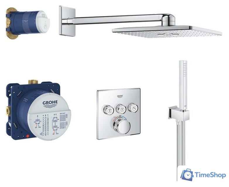 Душевая система  Grohe Grohtherm SmartControl 34706000 - Изображение №1 — Интернет-магазин Time-Shop