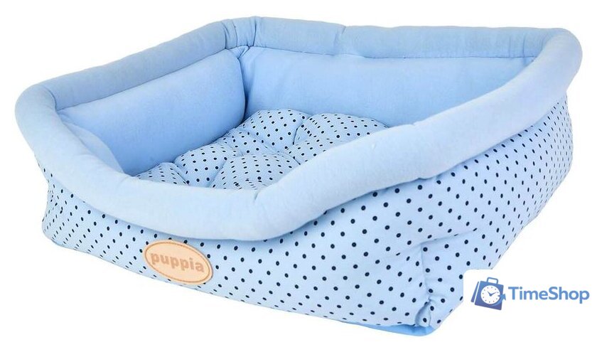 Лежак Puppia Cozy Dot OASA-AU5983-BL-FR (голубой) - Изображение №2 — Интернет-магазин Time-Shop