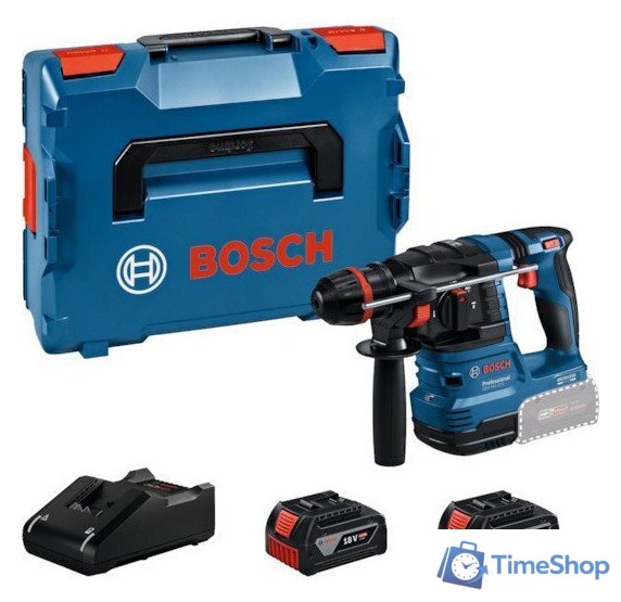 Перфоратор Bosch GBH 18V-22 X Professional 0611924101 (с 2-мя АКБ, кейс) - Изображение №1 — Интернет-магазин Time-Shop