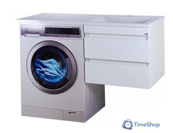  Misty Фостер - 55 Тумба подвесная с 2 ящ. под стиральную машину, белая эмаль - Э-Фос01055-012Я - Изображение №2 — Интернет-магазин Time-Shop