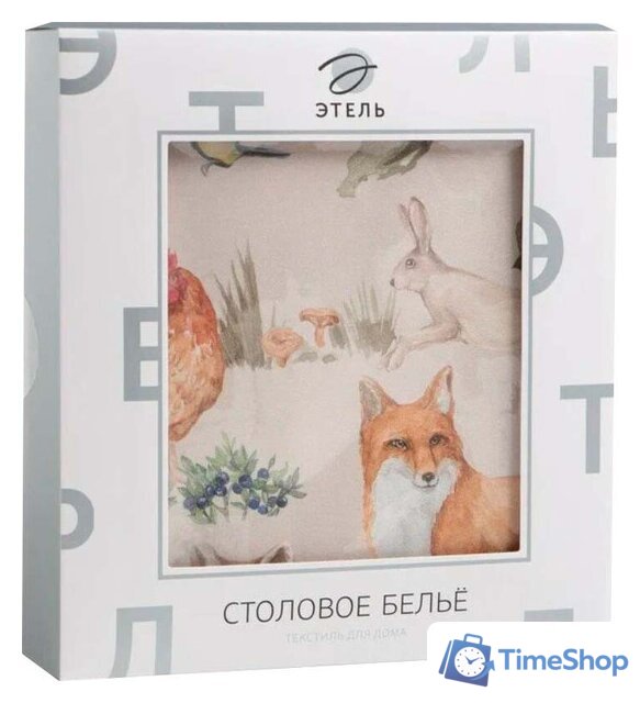 Набор различных предметов Этель Forest Landscape. Скатерть + салфетки 7587294 - Изображение №1 — Интернет-магазин Time-Shop