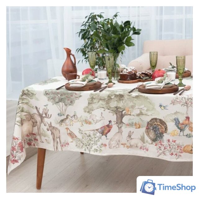 Набор различных предметов Этель Forest Landscape. Скатерть + салфетки 7587294 - Изображение №12 — Интернет-магазин Time-Shop