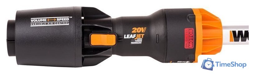 Ручная воздуходувка Worx WG543E (с 1-им АКБ 4 Ач) - Изображение №5 — Интернет-магазин Time-Shop