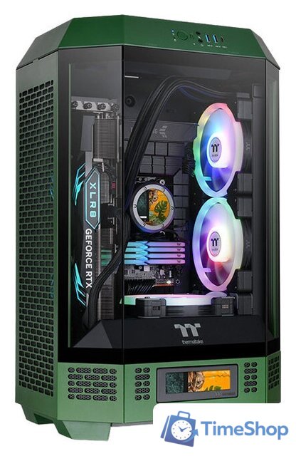 Корпус Thermaltake The Tower 300 Racing Green CA-1Y4-00SCWN-00 - Изображение №1 — Интернет-магазин Time-Shop