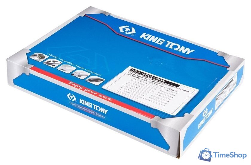 Набор ключей King Tony 9-12FVE15MRV (15 предметов) - Изображение №4 — Интернет-магазин Time-Shop