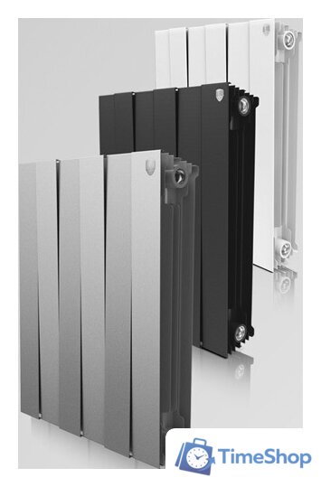 Биметаллический радиатор Royal Thermo PianoForte 500 Noir Sable (8 секций) - Изображение №3 — Интернет-магазин Time-Shop