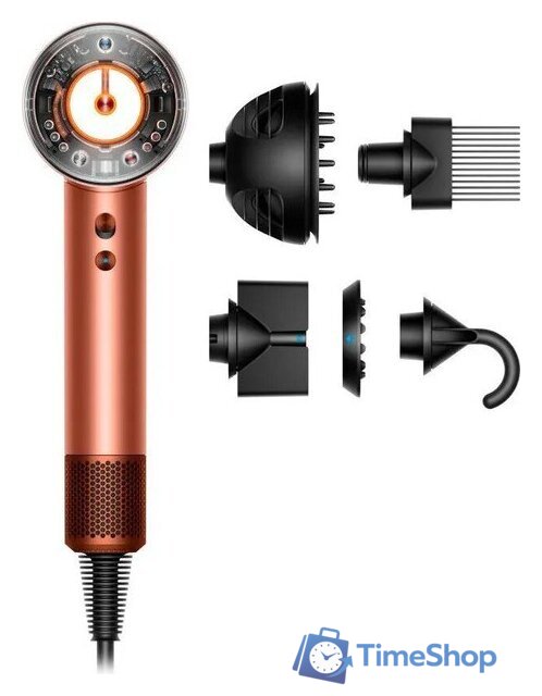 Фен Dyson HD16 (янтарный шелк/розовый) - Изображение №1 — Интернет-магазин Time-Shop