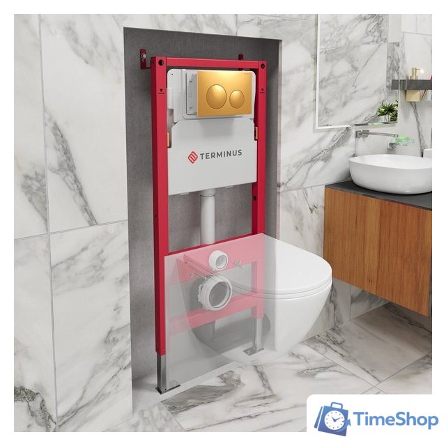 Инсталляция для унитаза TERMINUS 31i50х112RЗКР - Изображение №6 — Интернет-магазин Time-Shop