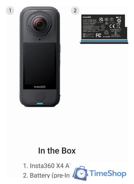 Экшен-камера Insta360 X4 Air (черный) - Изображение №10 — Интернет-магазин Time-Shop