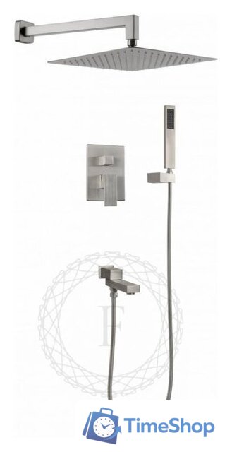 Душевая система  Filarete Fing FL1040 (никель) - Изображение №1 — Интернет-магазин Time-Shop