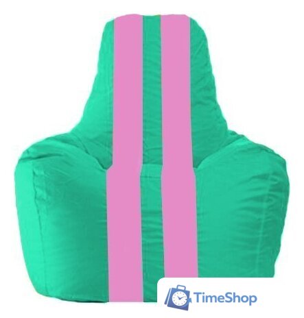 Кресло-мешок Flagman Спортинг С1.1-295 (бирюзовый/розовый) - Изображение №1 — Интернет-магазин Time-Shop