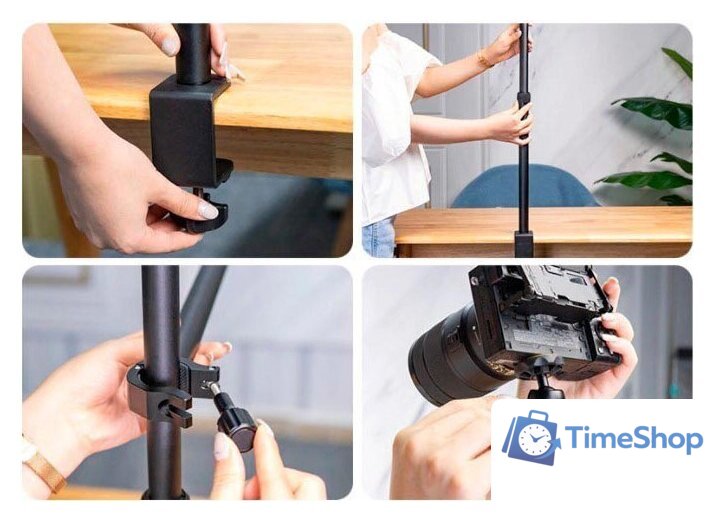 Струбцинный штатив Zarrumi Stream Double Arm Kit - Изображение №2 — Интернет-магазин Time-Shop