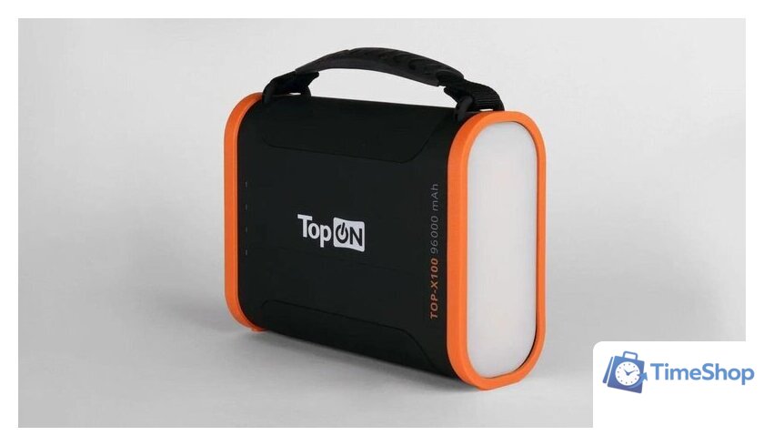 Портативная зарядная станция TopON TOP-X100 (черный/оранжевый) - Изображение №10 — Интернет-магазин Time-Shop