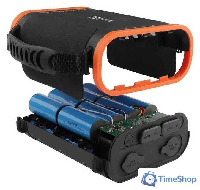 Портативная зарядная станция TopON TOP-X100 (черный/оранжевый) - Изображение №6 — Интернет-магазин Time-Shop