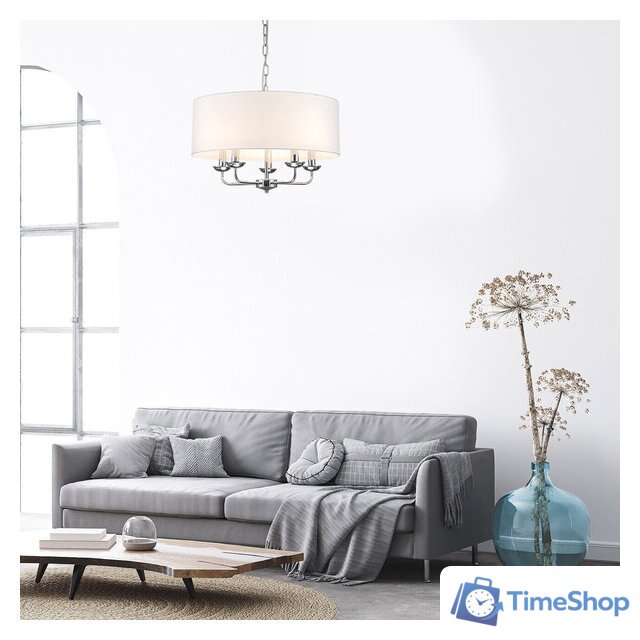 Подвесная люстра Escada Bovilla 10175/5PL E14*40W Chrome - Изображение №5 — Интернет-магазин Time-Shop