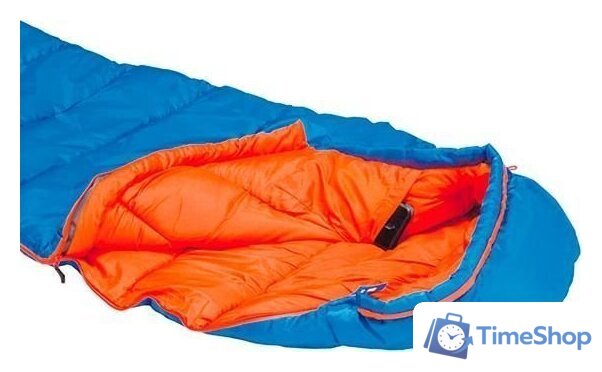Спальный мешок High Peak Comox 23045 (светло-синий/оранжевый) - Изображение №2 — Интернет-магазин Time-Shop