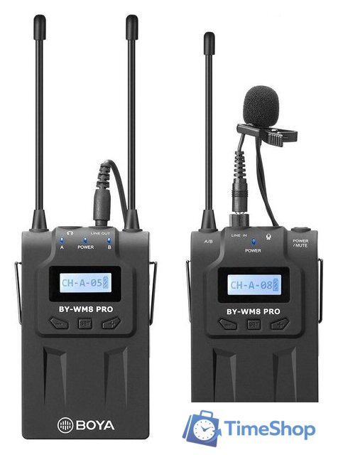 Радиосистема BOYA BY-WM8 Pro-K1 - Изображение №2 — Интернет-магазин Time-Shop