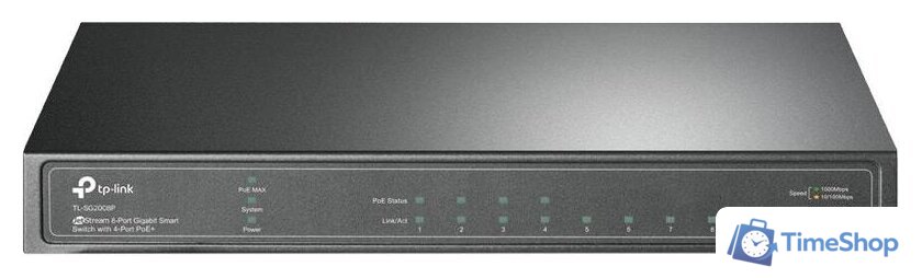 Настраиваемый коммутатор TP-Link TL-SG2008P V1 - Изображение №1 — Интернет-магазин Time-Shop