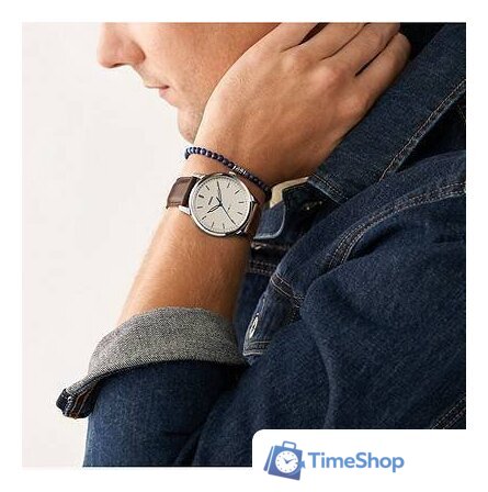 Наручные часы с украшением Fossil Minimalist FS5966SET - Изображение №4 — Интернет-магазин Time-Shop