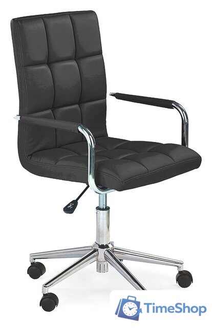 Компьютерное кресло Halmar GONZO 2 (черный) - Изображение №1 — Интернет-магазин Time-Shop