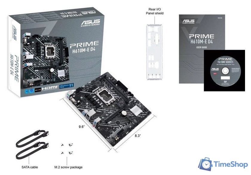 Материнская плата ASUS Prime H610M-E D4 - Изображение №7 — Интернет-магазин Time-Shop