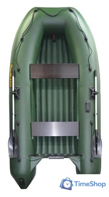 Моторно-гребная лодка Муссон 3200 НДНД (олива) - Изображение №1 — Интернет-магазин Time-Shop