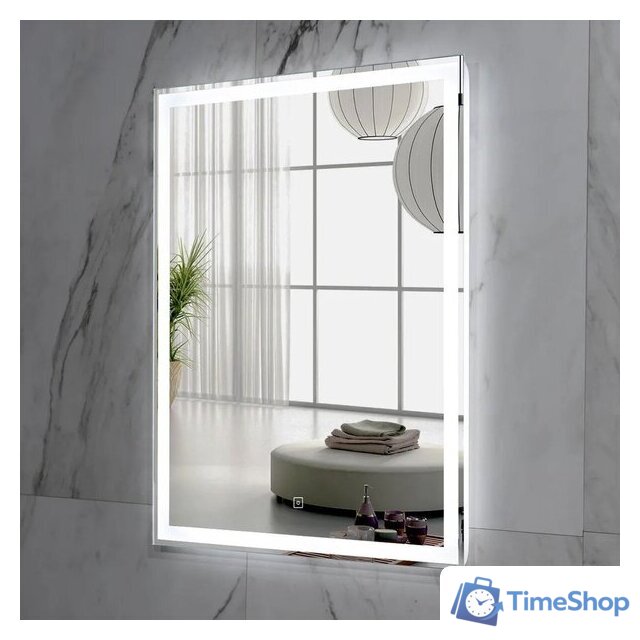  Пекам Зеркало Greta 60x100 greta-60x100s (с подсветкой и сенсором на прикосновение) - Изображение №6 — Интернет-магазин Time-Shop