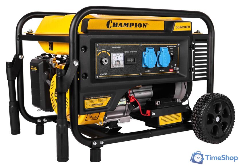 Бензиновый генератор Champion GG3200EW - Изображение №1 — Интернет-магазин Time-Shop