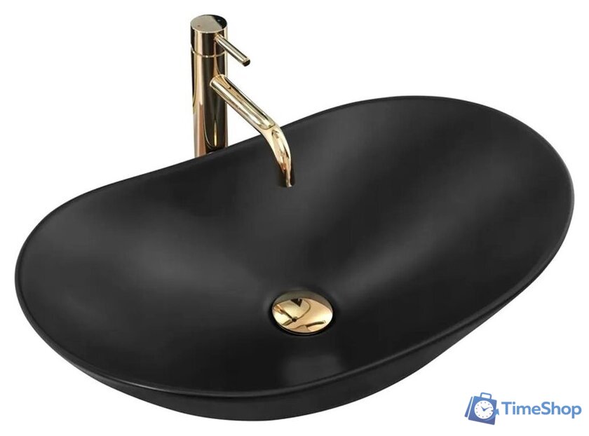 Умывальник Rea Royal 60 Black Matt REA-U0442 - Изображение №1 — Интернет-магазин Time-Shop