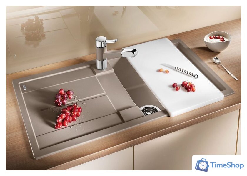 Кухонная мойка Blanco Metra 5 S 527293 (вулканический серый) - Изображение №2 — Интернет-магазин Time-Shop