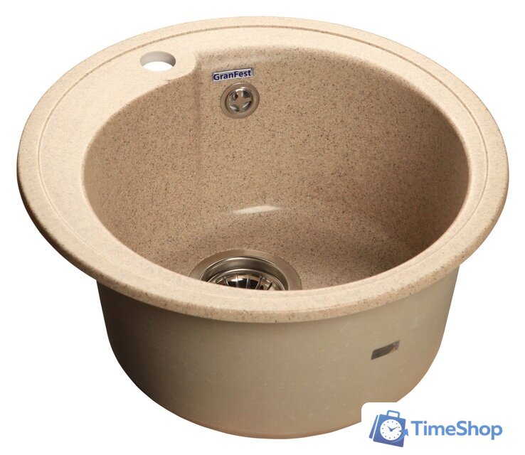 Кухонная мойка GranFest Rondo GF-R450 (песочный) - Изображение №1 — Интернет-магазин Time-Shop