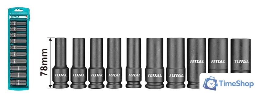 Набор головок слесарных Total THKISD12102L - Изображение №1 — Интернет-магазин Time-Shop