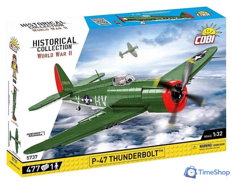 Конструктор Cobi Historical Collection WWII P-47 Thunderbolt - Изображение №10 — Интернет-магазин Time-Shop