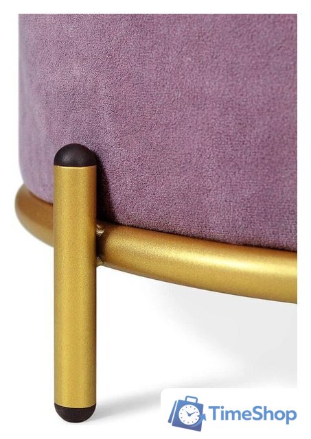 Пуфик Sheffilton SHT-B7 (пыльная роза/золото) - Изображение №5 — Интернет-магазин Time-Shop