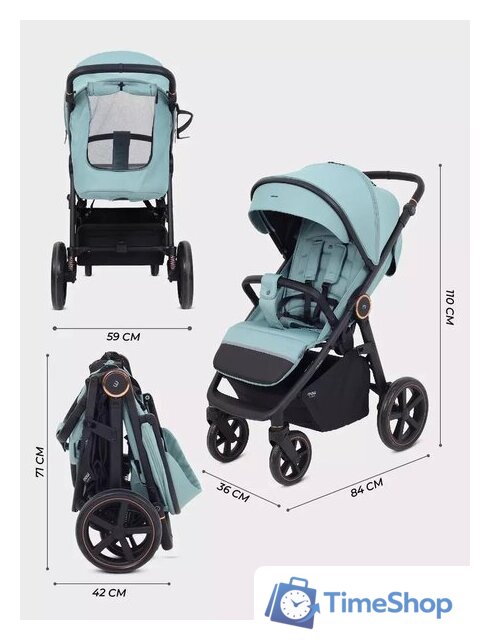 Коляска прогулочная «книга» MOWbaby Trail 2025 MB090 (бежевый) - Изображение №5 — Интернет-магазин Time-Shop