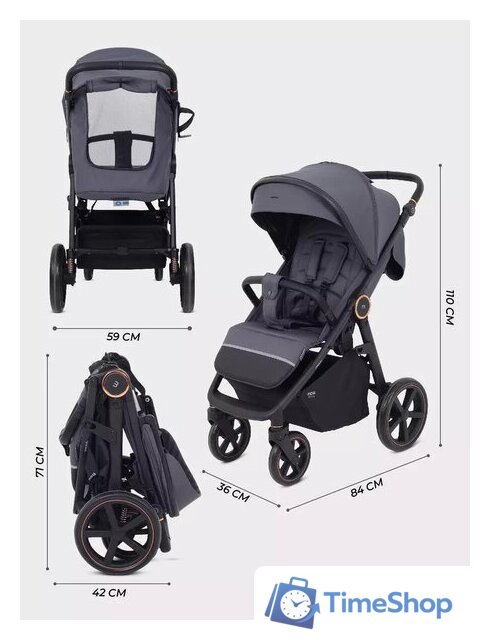 Коляска прогулочная «книга» MOWbaby Trail 2025 MB090 (бежевый) - Изображение №71 — Интернет-магазин Time-Shop