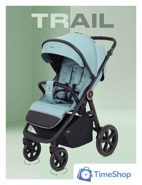 Коляска прогулочная «книга» MOWbaby Trail 2025 MB090 (бежевый) - Изображение №3 — Интернет-магазин Time-Shop