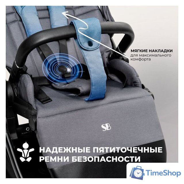Универсальная коляска Sweet Baby Stella 2в1 (темно-серый) - Изображение №7 — Интернет-магазин Time-Shop