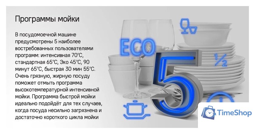 Встраиваемая посудомоечная машина MAUNFELD MLP4249G02 Light Beam - Изображение №26 — Интернет-магазин Time-Shop